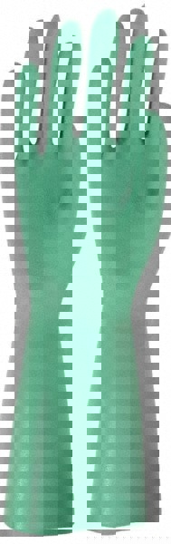 Chemical Resistant Gloves: 2X-Large, 11 mil Thick, Nitrile, Unsupported